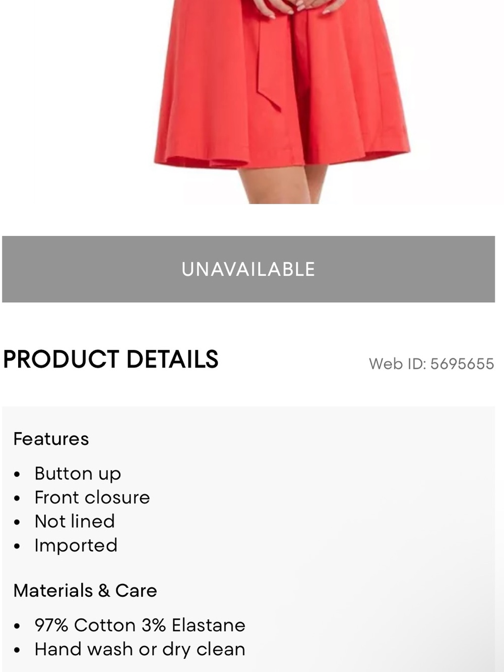 Hermoza Emma Kate Cotton Cherry Bliss Tie Waist Shirt Mini Dress NWT $247 - Picture 6 of 7